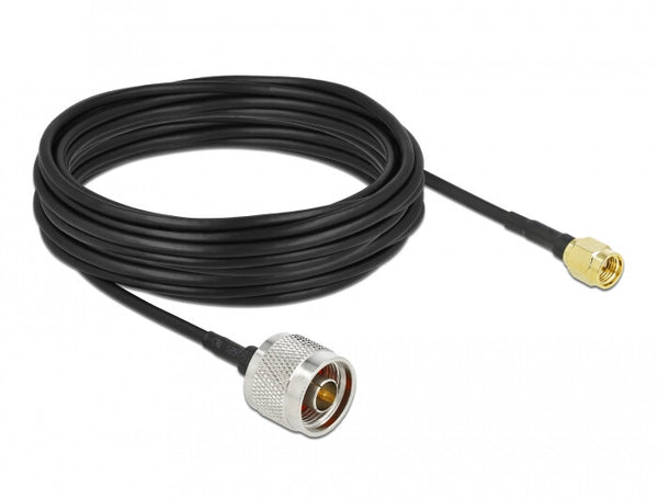 DeLOCK 90468 koaxial kabel LMR100 10 m SMA Sort