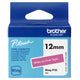 Brother BTAG-P35 etiketbånd Hvid på pink