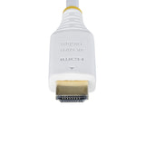 StarTech.com HDMI2-CABLE-4K60-10W HDMI-kabel 3 m HDMI Type A (Standard) Hvid