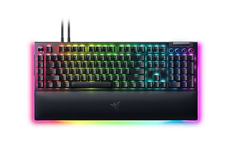 Razer BlackWidow V4 Pro tastatur Spil USB QWERTZ Tysk Sort