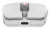 CHERRY JD-9100CH-1 tastatur Mus inkluderet Hjemme/kontor RF trådløs + Bluetooth QWERTZ Schweizisk Sølv, Hvid