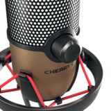 CHERRY UM 9.0 PRO RGB Sort, Kobberfarve Bordmikrofon