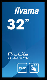 iiyama ProLite TF3215MC-B2 computerskærm 80 cm (31.5") 1920 x 1080 pixel Fuld HD LED Berøringsskærm Kiosk Sort