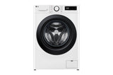 LG F4DR509SBW vaskemaskine - tørretumbler Fritstående Front-læsning Sort, Hvid