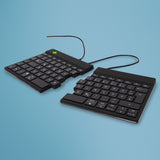 R-Go Tools Ergonomisch toetsenbord R-Go Split Break v2 met pauzesoftware, gesplitst toetsenbord, QWERTZ (DE), bedraad, zwart