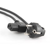 Gembird PC-186A-075-1.8M el-ledning Sort 1,8 m CEE7/7 C13 forbinder