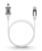 Goobay 74385 kabel kønsskifter USB 3.1 type A RJ45 Hvid