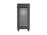 Lanberg FF01-6624-23BL stativ 24U Fritstående reol Sort