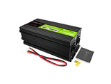 Green Cell Przetwornica napicia PowerInverter LCD 48 V 5000W/10000W Przetwornica samochodowa z wywietlaczem - czysty sinus 10 kVA Sort