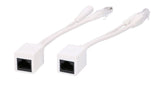 Extralink POE Injektor und Splitter mit einem Port einfacher Injektor weißes Kabel Hurtigt ethernet 48 V