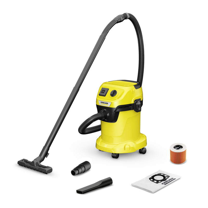 Kärcher WD 3 P V-17/4/20 Sort, Gul 17 L 1000 W