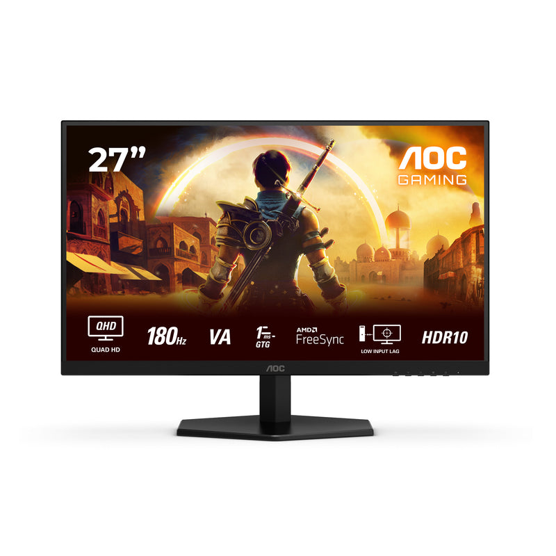 AOC G4 Q27G42XNE computerskærm 68,6 cm (27") 2560 x 1440 pixel Quad HD LED Sort, Rød