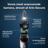 Arlo Ultra 3 4K-overvågningskamera til udendørs brug, ekstra kamera