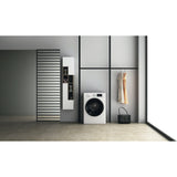 Whirlpool FFWDD1076258B vaskemaskine - tørretumbler Fritstående Front-læsning Hvid