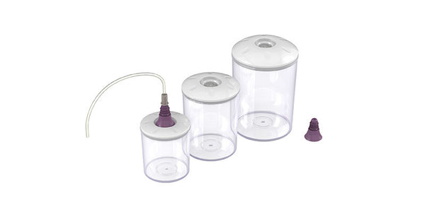 Magic Vac ACO1182 enhed til madopbevaring Rund Sæt 5,25 L Transparent 3 stk