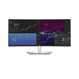 DELL UltraSharp U3824DW computerskærm 95,2 cm (37.5") 3840 x 1600 pixel Wide Quad HD+ LCD Sort, Sølv