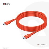 CLUB3D CAC-1573 USB-kabel USB 2.0 2 m USB C 0,48 Gbit/sek. 240 W Rød