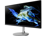 Acer CB342CU computerskærm 86,4 cm (34") 3440 x 1440 pixel UltraWide Quad HD LCD Sort, Sølv