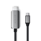 Satechi ST-YH8KCM USB grafisk adapter 7680 x 4320 pixel Sort, Sølv