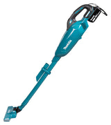 Makita DCL284FZ stav støvsuger & elektrisk kost 2-i-1 stangstøvsuger Batteri Dry Stof Poseløs Sort, Turkis