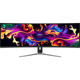 MSI MPG 491CQPXDE QD-OLED computerskærm 124,5 cm (49") 5120 x 1440 pixel Dual QHD Sort