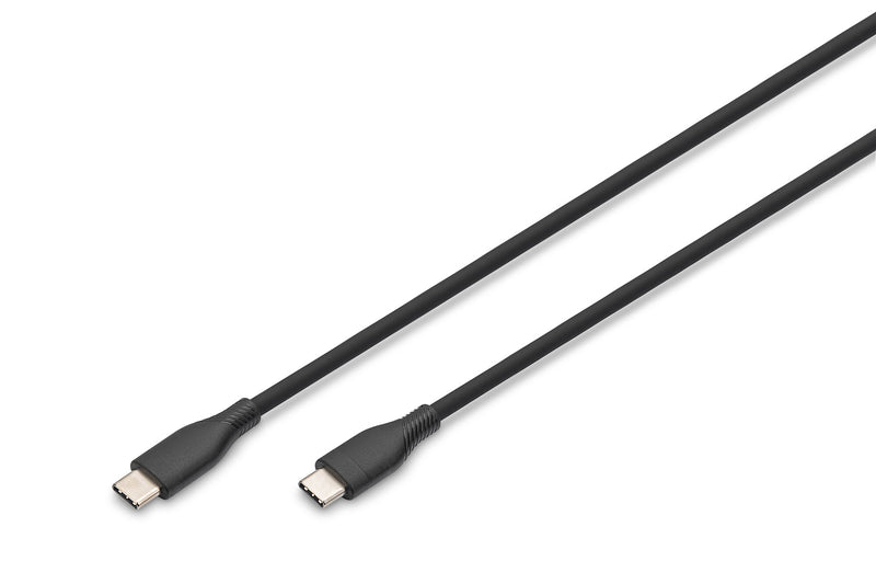 Digitus AK-300341-010-S USB-kabel USB 2.0 1 m USB C 0,48 Gbit/sek. 60 W Sort