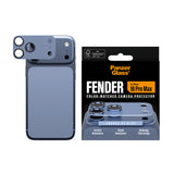 PanzerGlass ® Fender Kameralinsebeskytter Shades of Blue iPhone 18 Pro Max