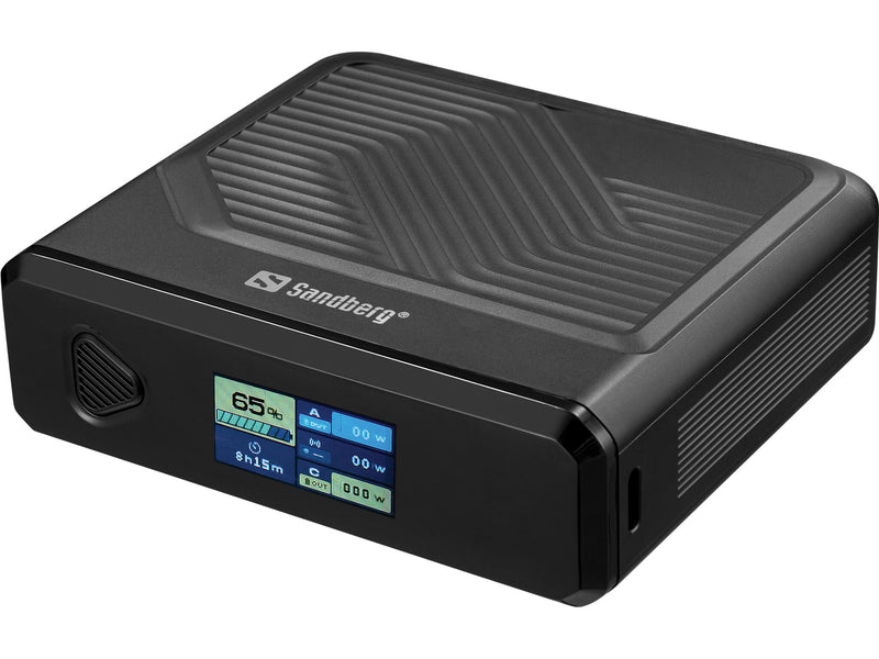 Sandberg 421-25 powerbank Lithium polymer (LiPo) 20000 mAh Trådløs opladning Sort