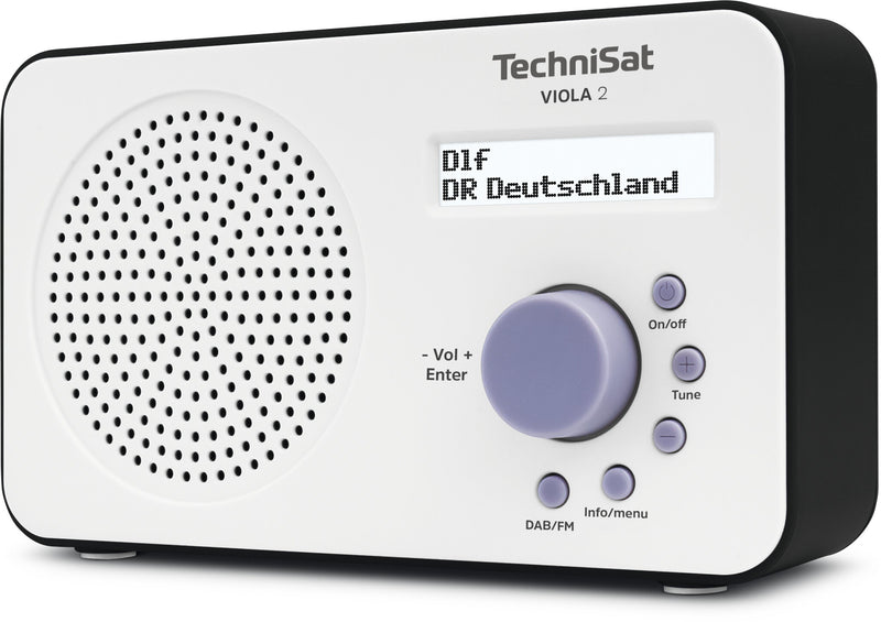 TechniSat 0000/3906 radio Bærbar Digital Sort, Hvid