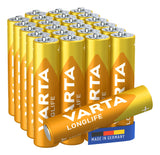 Varta Longlife AAA Engangsbatteri Alkaline