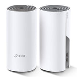 TP-Link Deco E4 (2-pack) Dual-band (2,4 GHz / 5 GHz) Wi-Fi 5 (802.11ac) Hvid, Grå Intern