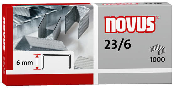 Novus 042-0039 hæfteklamme Hæftepakker 1000 hæfteklammer
