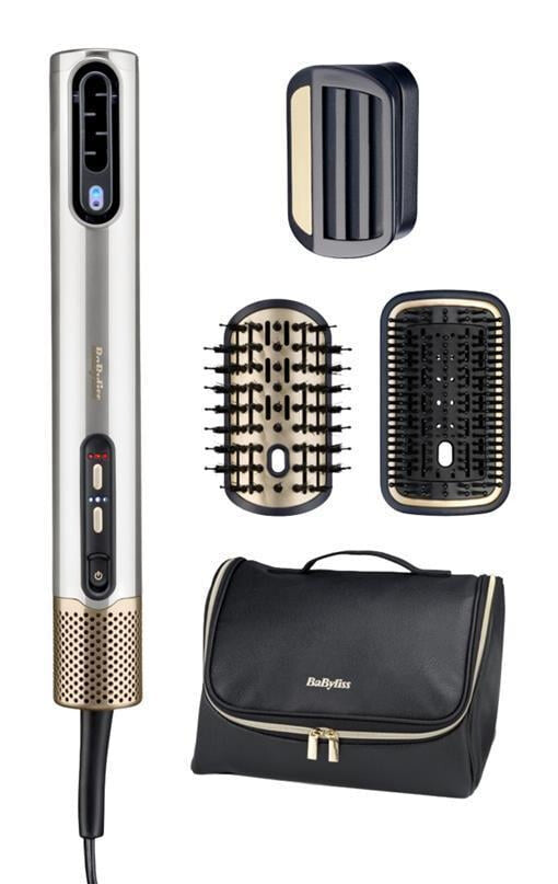 BaByliss AS6555E hårstyler Hårstylingssæt Airflow Guld, Sølv 2,5 m
