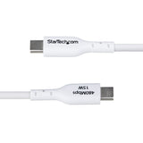 StarTech.com USB2AC2MNCWHE USB-kabel USB 2.0 2 m USB A USB C 0,48 Gbit/sek. Hvid