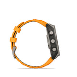 Garmin fenix 8 3,56 cm (1.4") AMOLED 47 mm Digital 454 x 454 pixel Berøringsskærm Grafit Wi-Fi GPS (satellit)