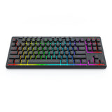 REDRAGON K516RGB-PRO SHIVA PRO 87 tastatur USB + RF Wireless + Bluetooth Sort