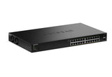 NETGEAR GS324TPv2 Administreret L2/L3 Gigabit Ethernet (10/100/1000) Strøm over Ethernet (PoE) 1U Sort