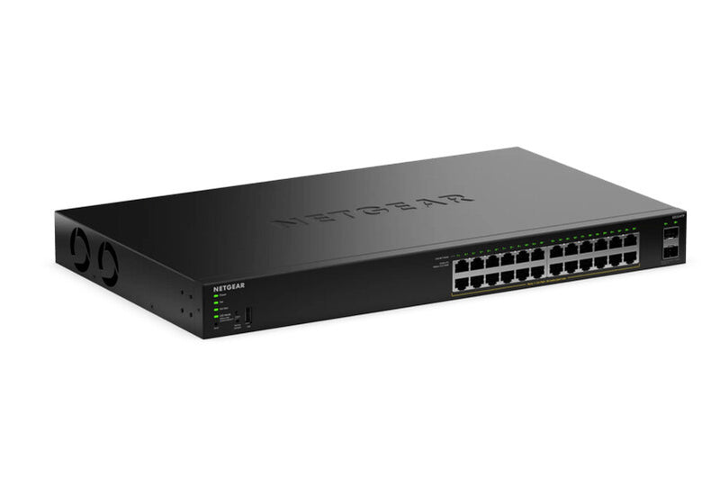 NETGEAR GS324TPv2 Administreret L2/L3 Gigabit Ethernet (10/100/1000) Strøm over Ethernet (PoE) 1U Sort