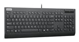 Lenovo Smartcard Wired Keyboard II tastatur Hjemme/kontor USB Finsk, Svensk Sort