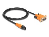 DeLOCK 66745 serielkabel Sort, Orange 1 m M12 plug 5 pin D-Sub 9 pin