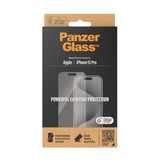 PanzerGlass ® Skærmbeskyttelse iPhone 15 Pro | Classic Fit