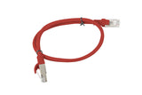 Lanberg PCU6-10CC-0050-R netværkskabel Rød 0,5 m Cat6 U/UTP (UTP)