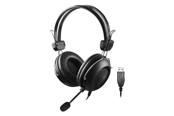 A4Tech HU-35 Headset Ledningsført USB Type-A Sort