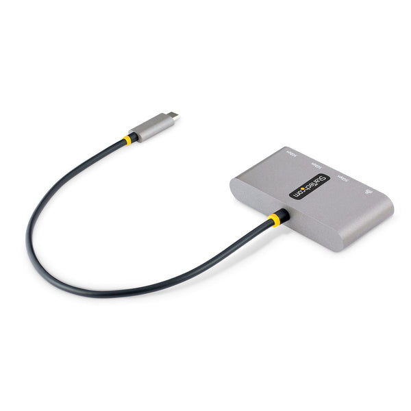 StarTech.com HB30C3A1GEA2 dockingstation Ledningsført USB 3.2 Gen 1 (3.1 Gen 1) Type-C Grå