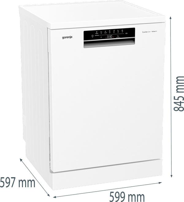 Gorenje GS643C90W Fritstående 16 kuverter