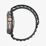 Spigen WBF1 Band Sort, Grøn Stof