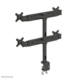 Neomounts FPMA-D700D4 skærmbeslag og -stativer 76,2 cm (30") Skrivebord Sort