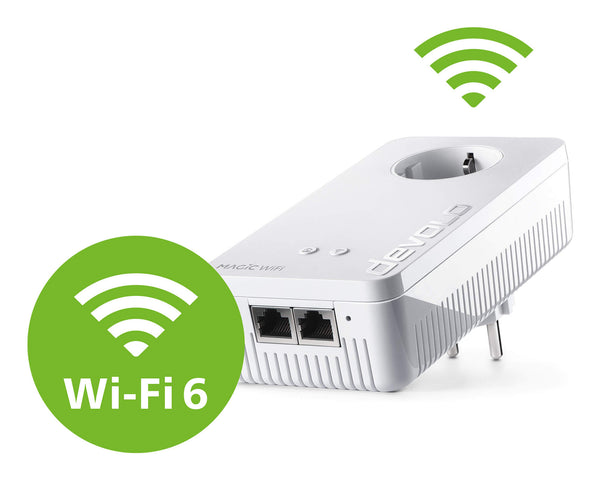 Devolo Magic 2 WiFi 6 next 3000 Mbit/s Ethernet LAN Wi-Fi Hvid 1 stk