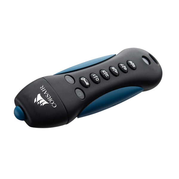 Corsair Padlock USB-nøgle 256 GB USB Type-A 3.2 Gen 1 (3.1 Gen 1) Sort, Blå