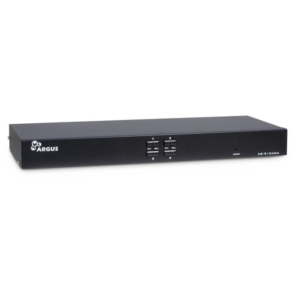 Inter-Tech AS-9104DA KVM Switch Stativ-montering Sort